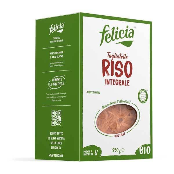 Felicia Bio Barnarizs Tagliatelle Glutenmentes Teszta 250 G